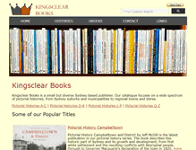 Tablet Screenshot of kingsclearbooks.com.au